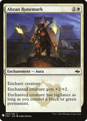 Abzan Runemark [Mystery Booster]