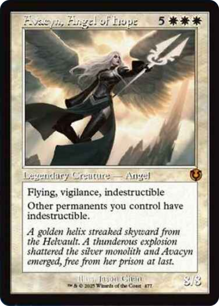 Avacyn, Angel of Hope (Retro Frame) [Innistrad Remastered] | Rook's Games and More