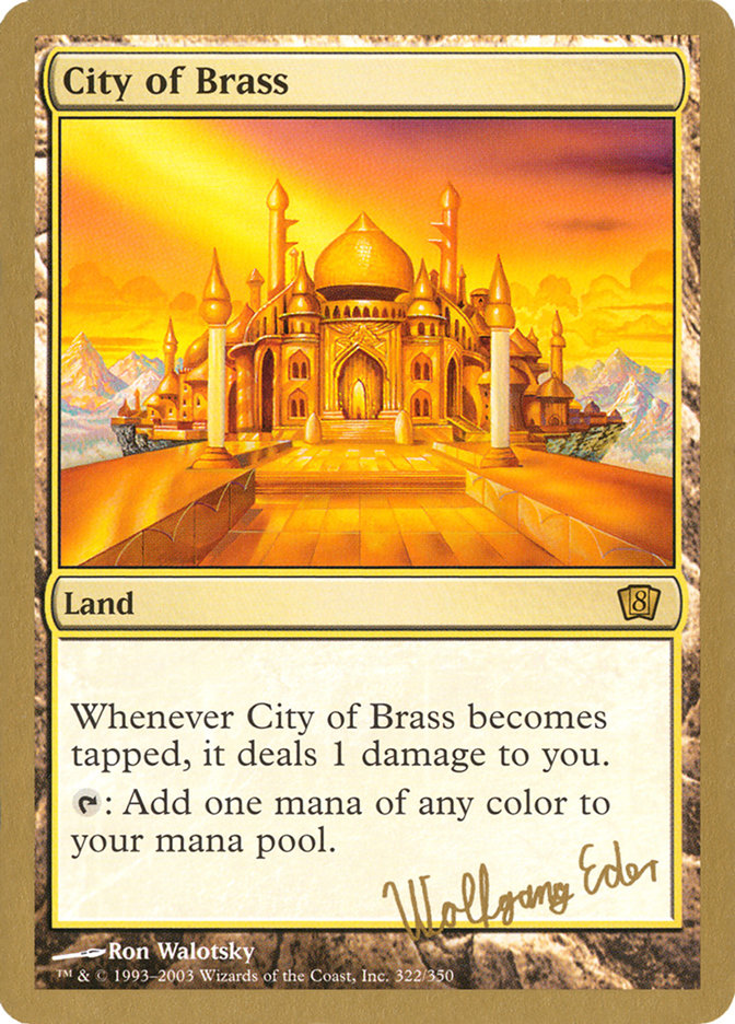 City of Brass (Wolfgang Eder) [World Championship Decks 2003] | Rook's Games and More