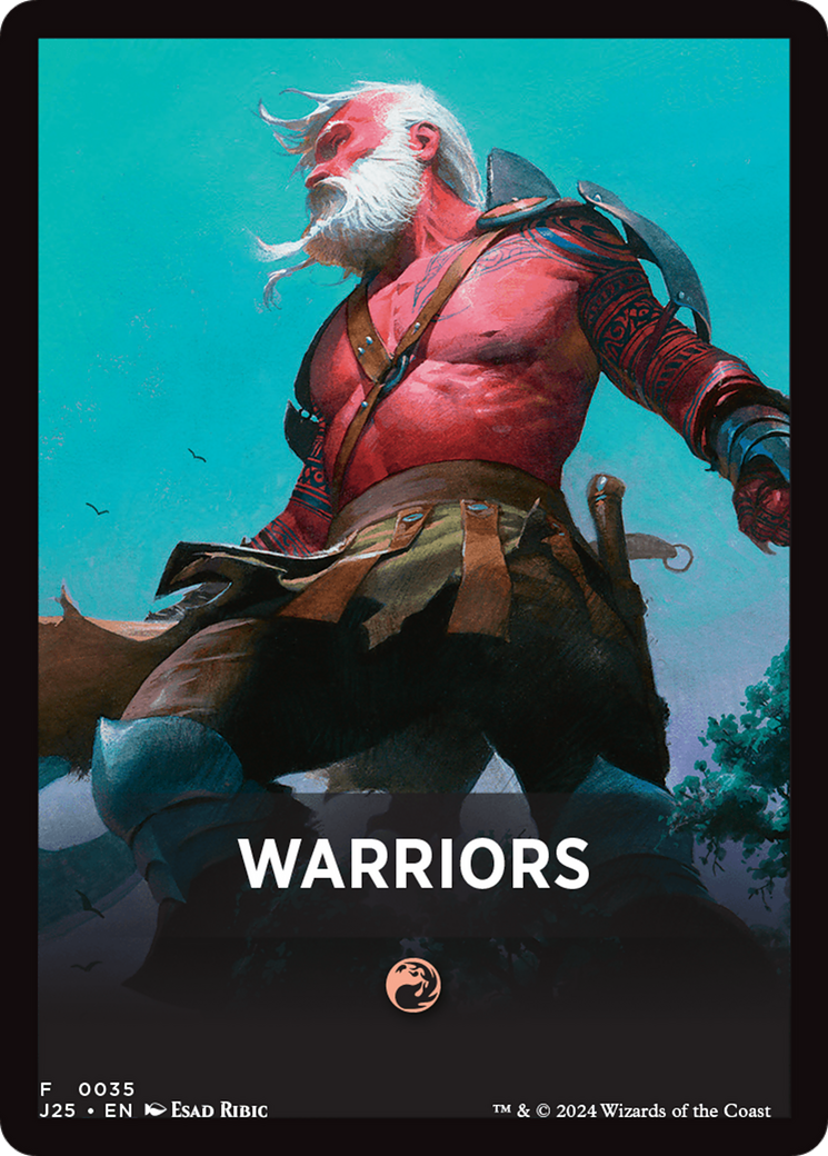 Warriors Theme Card [Foundations Jumpstart Front Cards] | Rook's Games and More