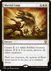 Martial Coup [Phyrexia: All Will Be One Commander] | Rook's Games and More