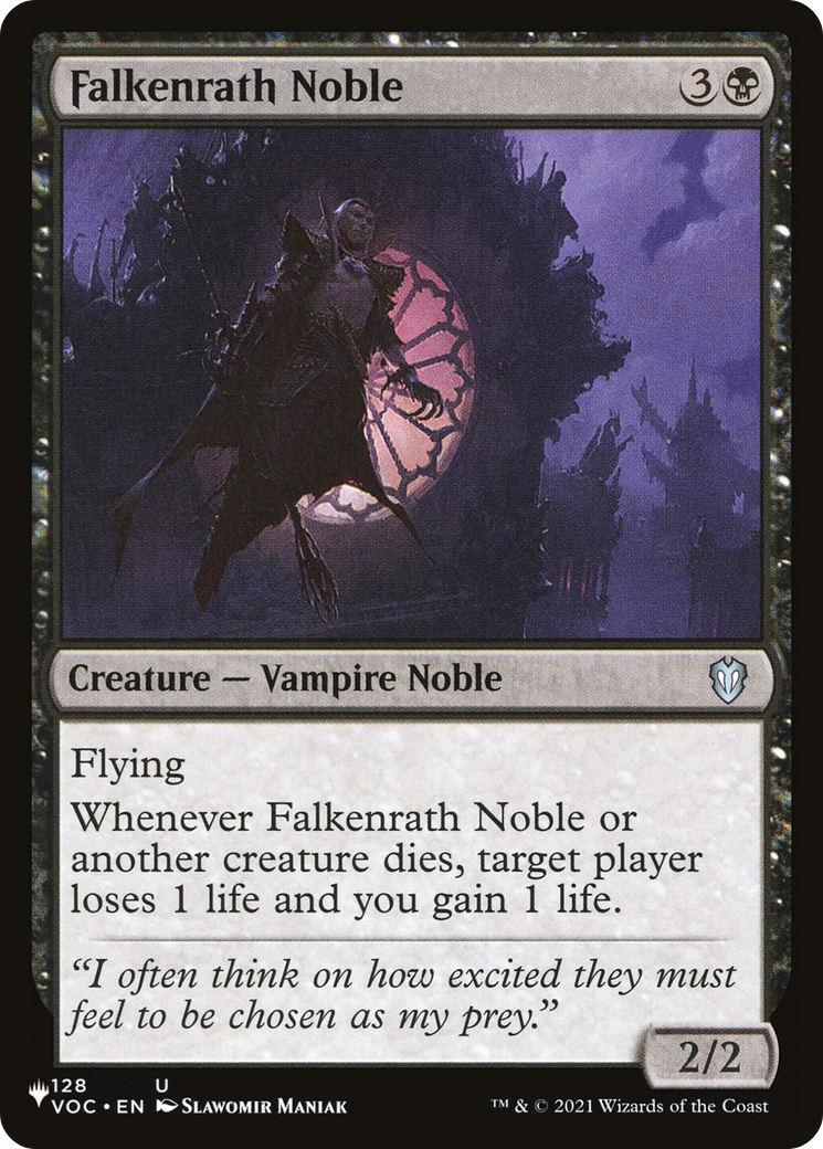 Falkenrath Noble [The List] | Rook's Games and More