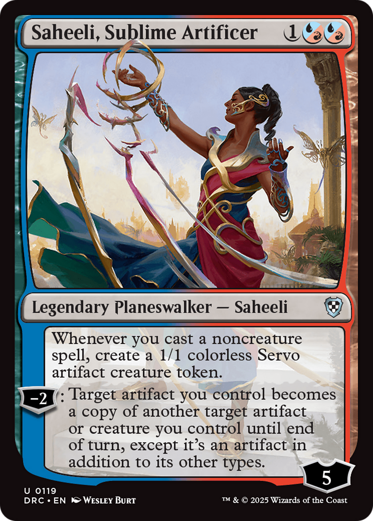 Saheeli, Sublime Artificer [Aetherdrift Commander] | Rook's Games and More