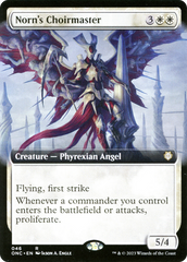 Norn's Choirmaster (Extended Art) [Phyrexia: All Will Be One Commander] | Rook's Games and More