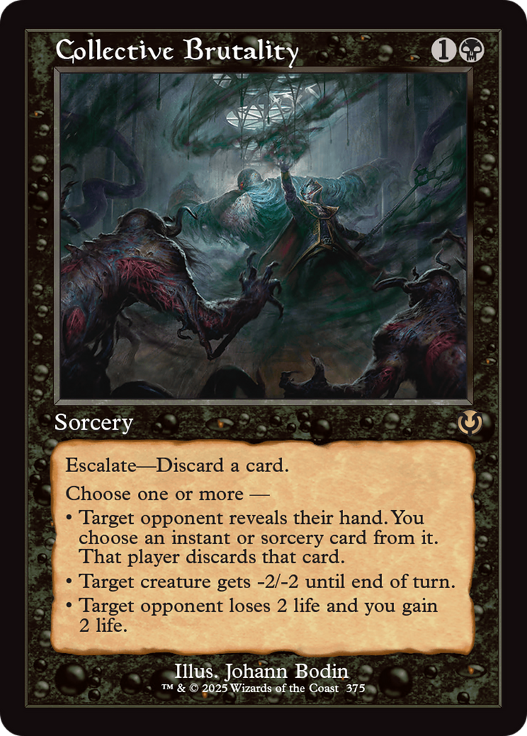 Collective Brutality (Retro Frame) [Innistrad Remastered] | Rook's Games and More