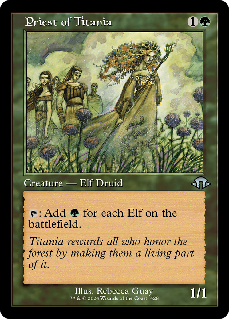 Priest of Titania (Retro) [Modern Horizons 3] | Rook's Games and More