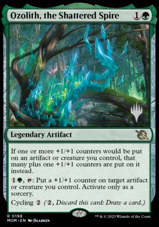 Ozolith, the Shattered Spire (Promo Pack) [March of the Machine Promos] | Rook's Games and More