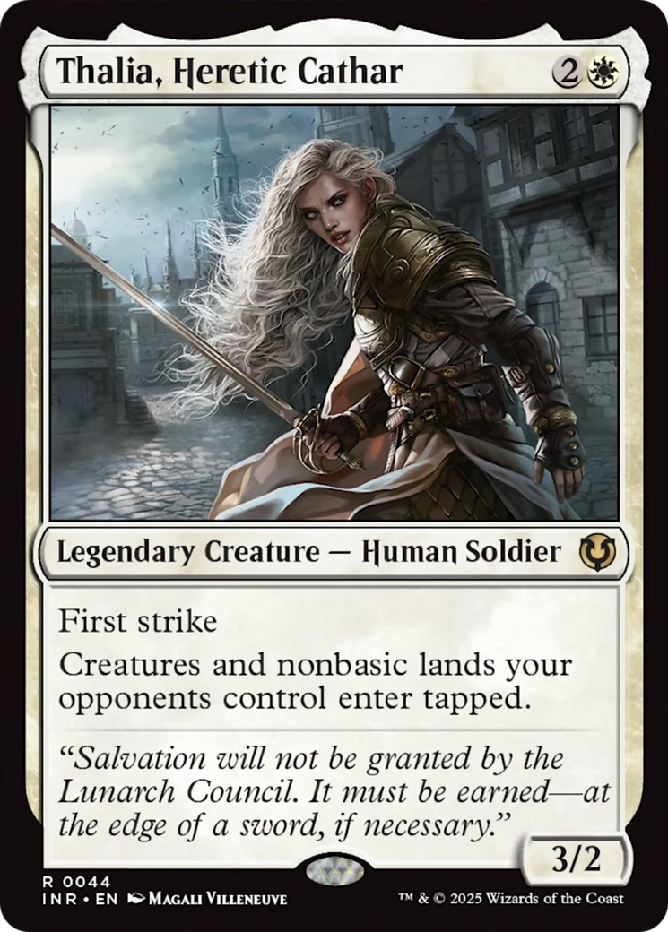 Thalia, Heretic Cathar [Innistrad Remastered] | Rook's Games and More