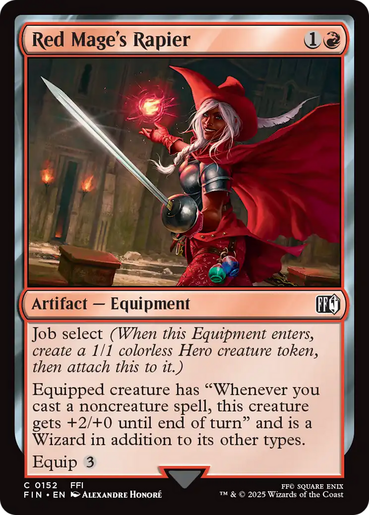 Red Mage's Rapier [FINAL FANTASY] | Rook's Games and More