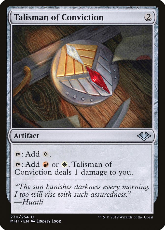 Talisman of Conviction [Modern Horizons] | Rook's Games and More