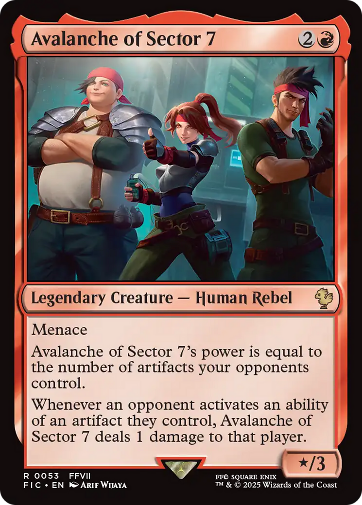 Avalanche of Sector 7 [FINAL FANTASY Commander] | Rook's Games and More