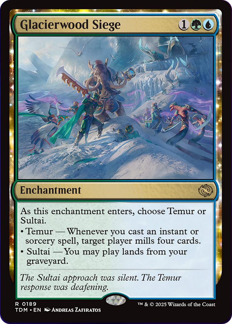 Glacierwood Siege [Tarkir: Dragonstorm] | Rook's Games and More