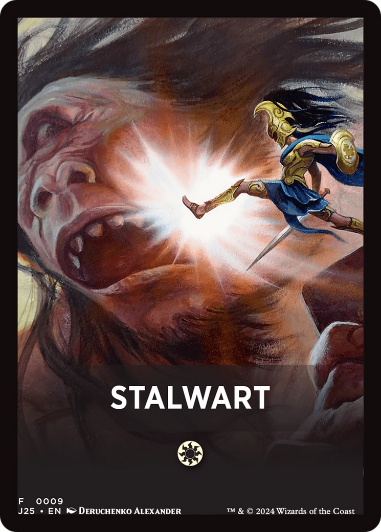 Stalwart Theme Card [Foundations Jumpstart Front Cards] | Rook's Games and More