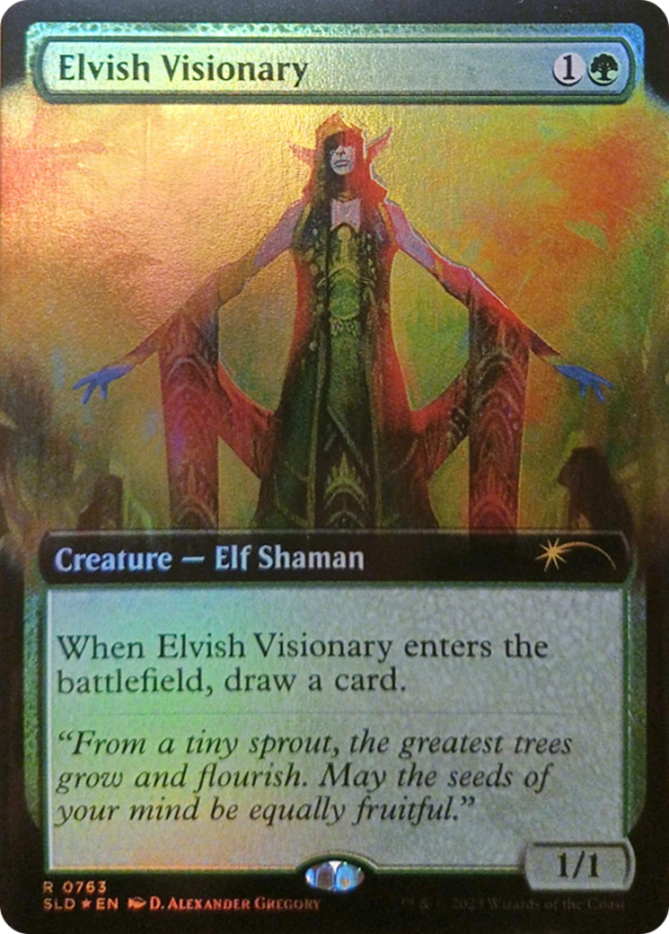 Elvish Visionary (Extended Art) [Secret Lair Drop Series] | Rook's Games and More