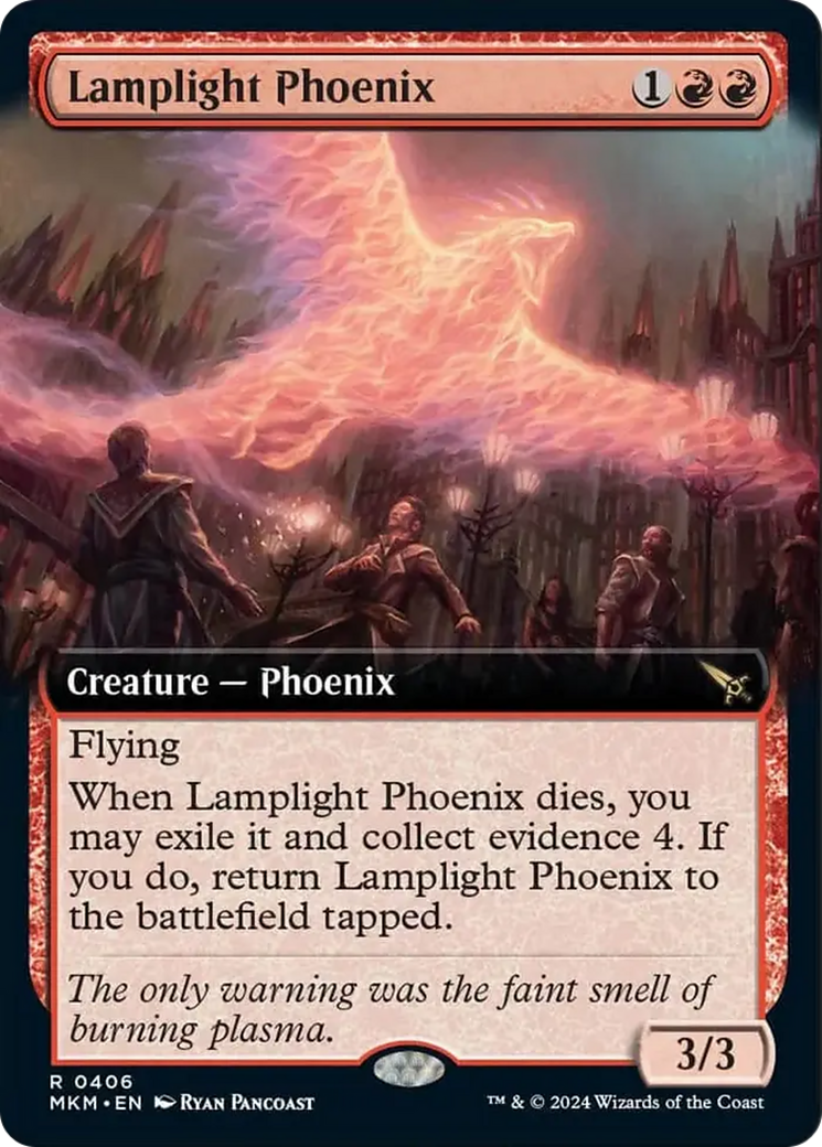 Lamplight Phoenix (Extended Art) [Murders at Karlov Manor] | Rook's Games and More
