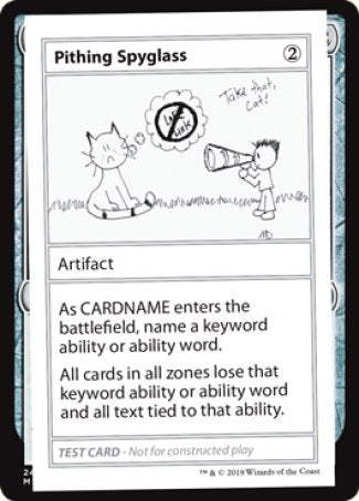Pithing Spyglass (2021 Edition) [Mystery Booster Playtest Cards] | Rook's Games and More