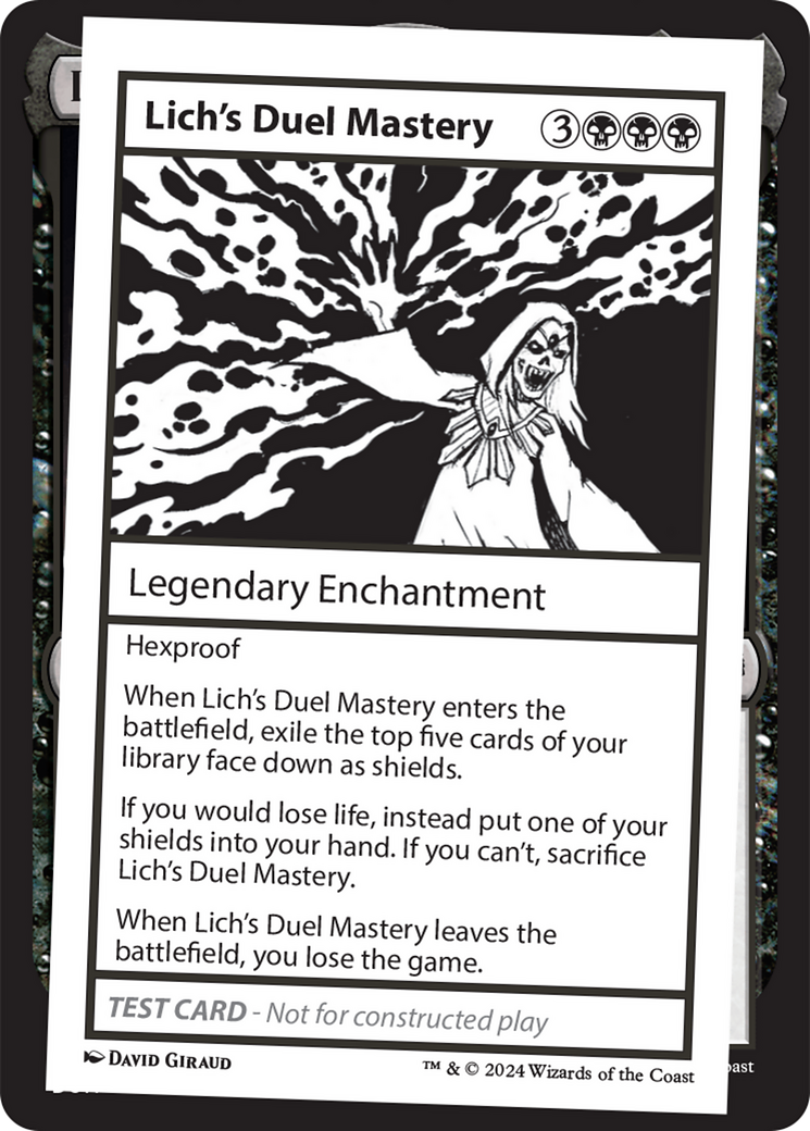 Lich's Duel Mastery [Mystery Booster 2 Playtest Cards] | Rook's Games and More