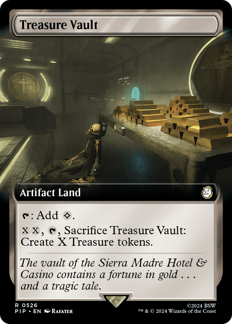 Treasure Vault (Extended Art) [Fallout] | Rook's Games and More