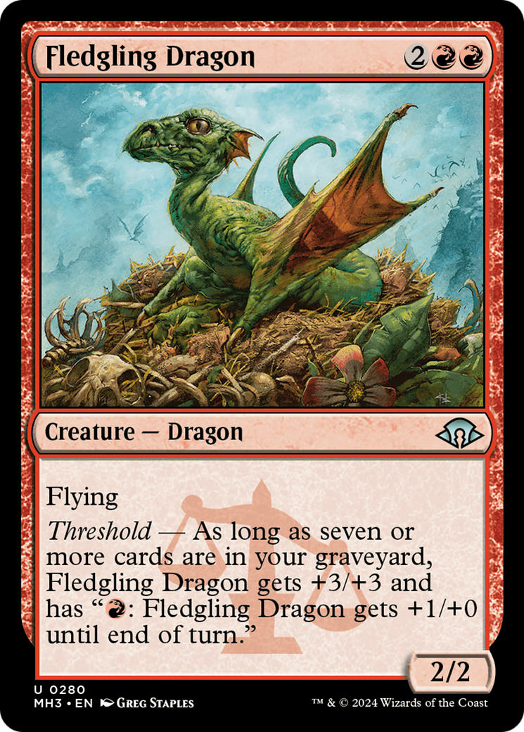 Fledgling Dragon [Modern Horizons 3] | Rook's Games and More