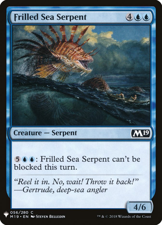 Frilled Sea Serpent [Mystery Booster] | Rook's Games and More