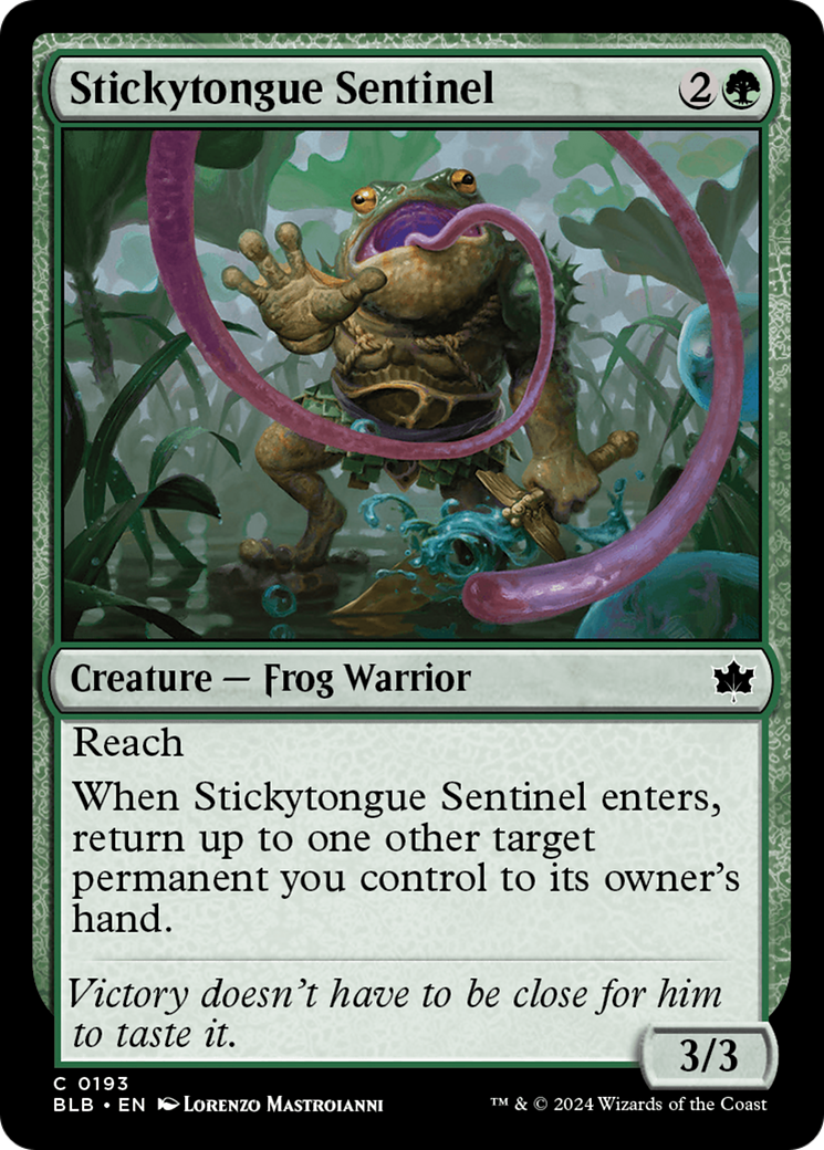 Stickytongue Sentinel [Bloomburrow] | Rook's Games and More