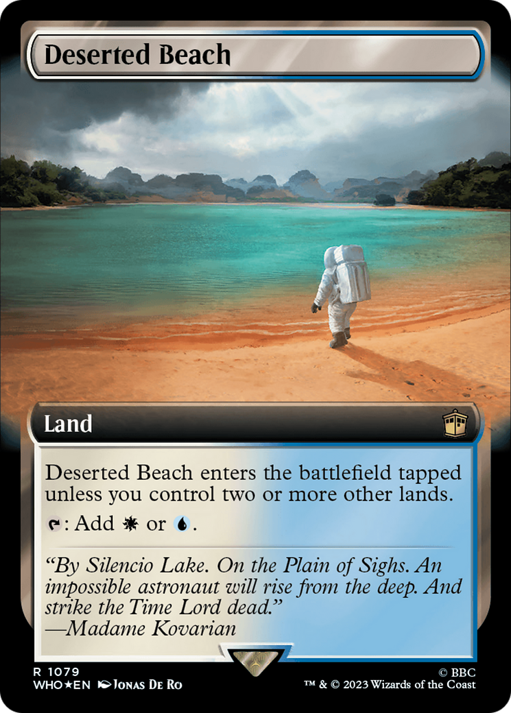 Deserted Beach (Extended Art) (Surge Foil) [Doctor Who] | Rook's Games and More