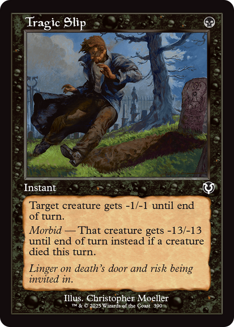 Tragic Slip (Retro Frame) [Innistrad Remastered] | Rook's Games and More