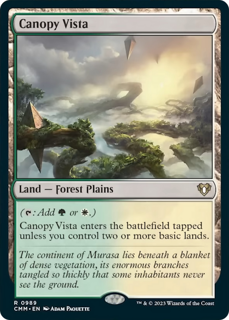 Canopy Vista [Commander Masters] | Rook's Games and More