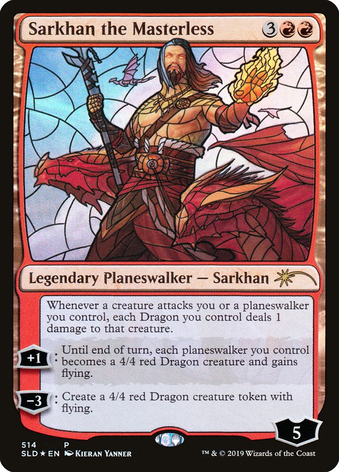 Sarkhan the Masterless (Stained Glass) [Secret Lair Drop Promos] | Rook's Games and More