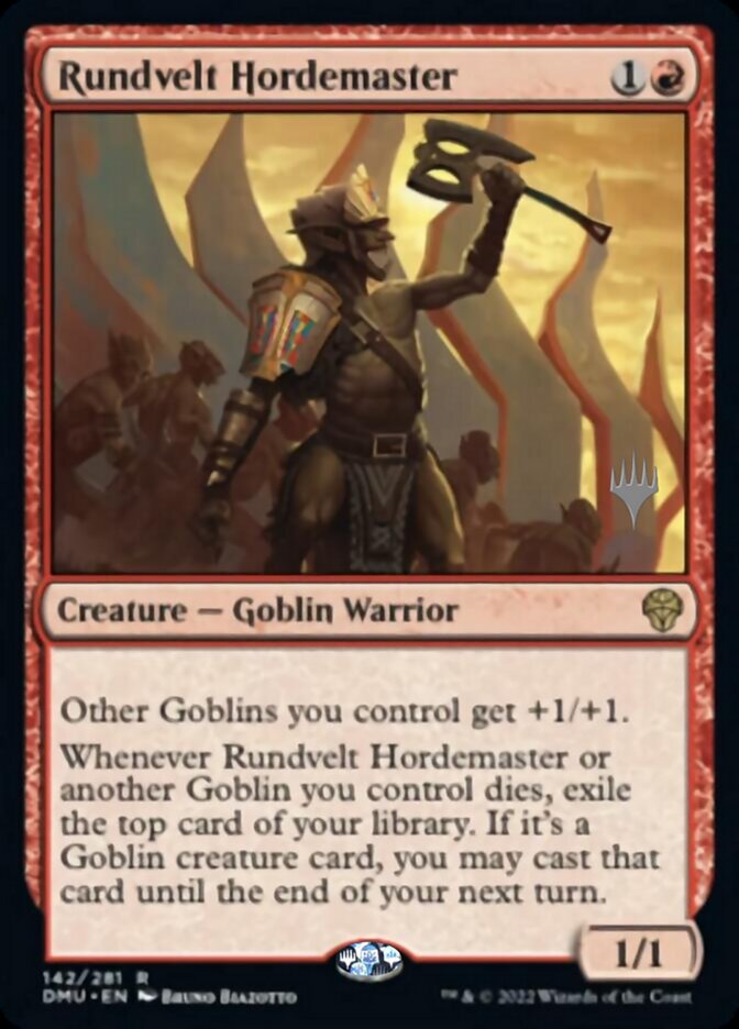 Rundvelt Hordemaster (Promo Pack) [Dominaria United Promos] | Rook's Games and More