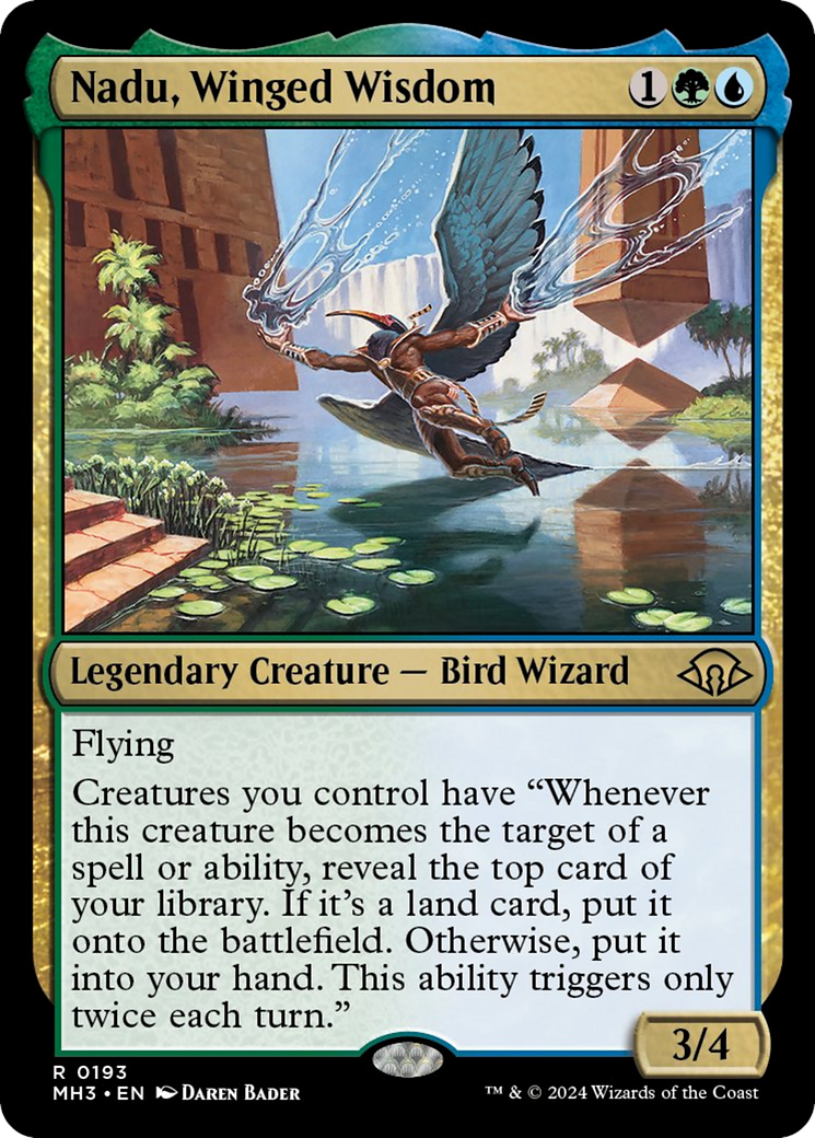 Nadu, Winged Wisdom [Modern Horizons 3] | Rook's Games and More