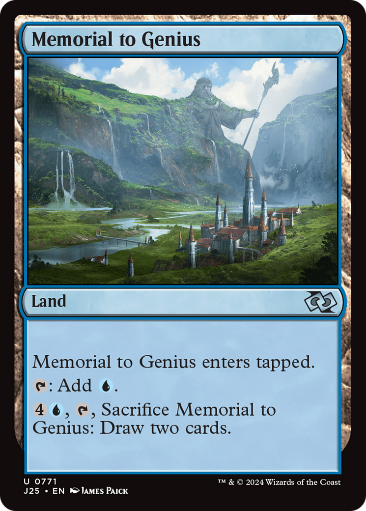 Memorial to Genius [Foundations Jumpstart] | Rook's Games and More