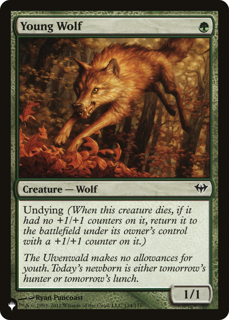 Young Wolf [The List Reprints] | Rook's Games and More