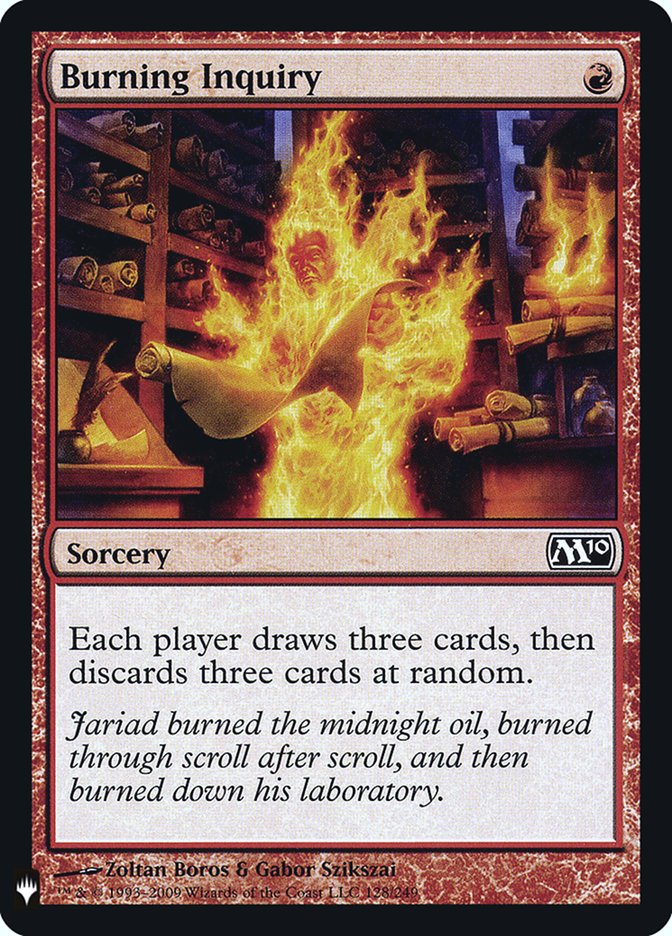 Burning Inquiry [Mystery Booster] | Rook's Games and More