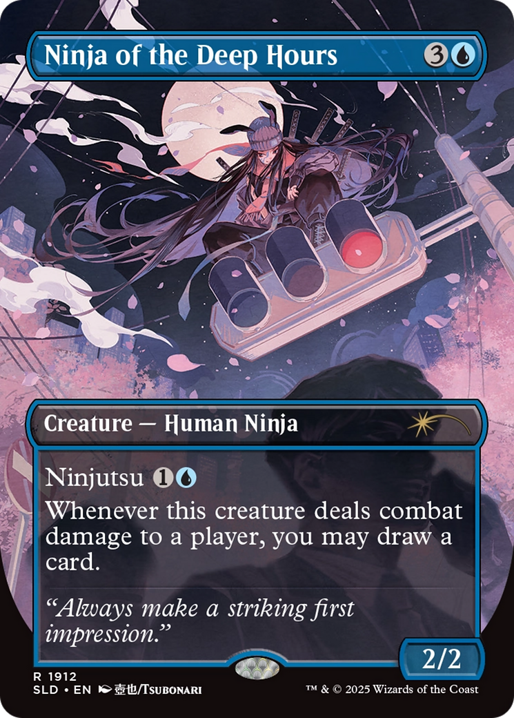 Ninja of the Deep Hours (Rainbow Foil) [Secret Lair Drop Series] | Rook's Games and More