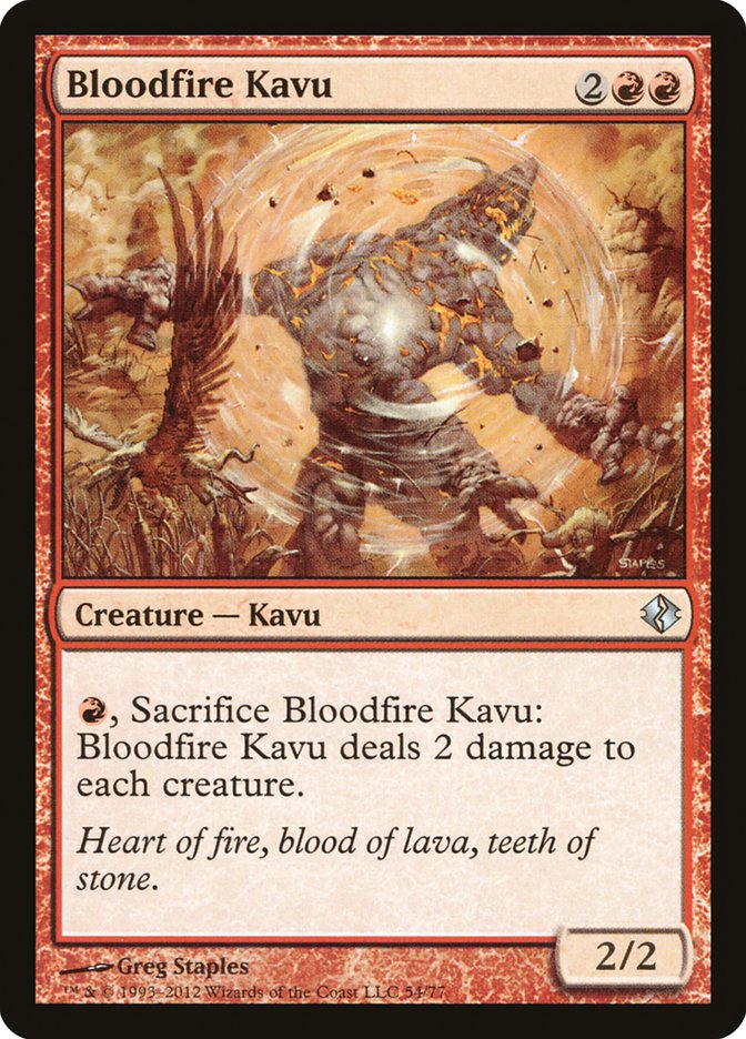 Bloodfire Kavu [Duel Decks: Venser vs. Koth] | Rook's Games and More