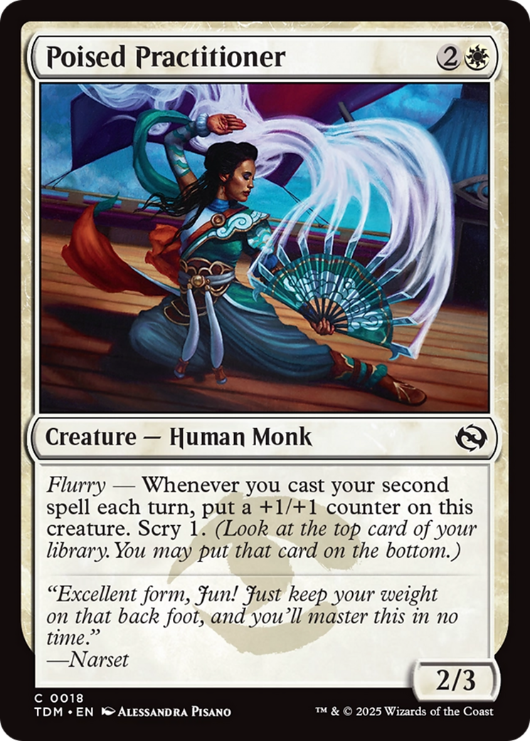 Poised Practitioner [Tarkir: Dragonstorm] | Rook's Games and More