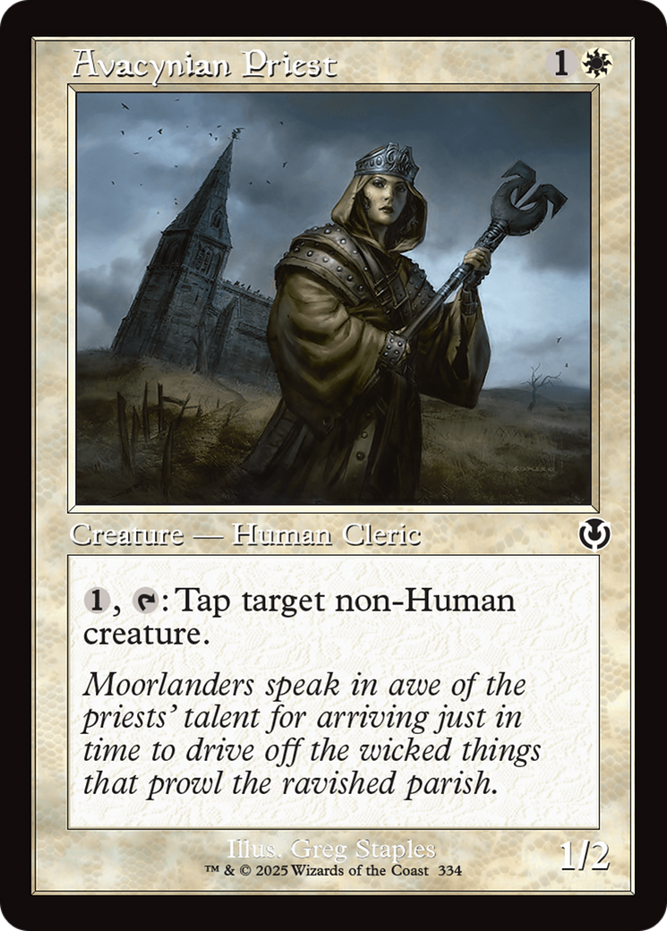 Avacynian Priest (Retro Frame) [Innistrad Remastered] | Rook's Games and More