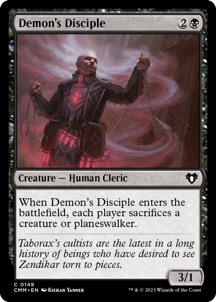 Demon's Disciple [Commander Masters] | Rook's Games and More