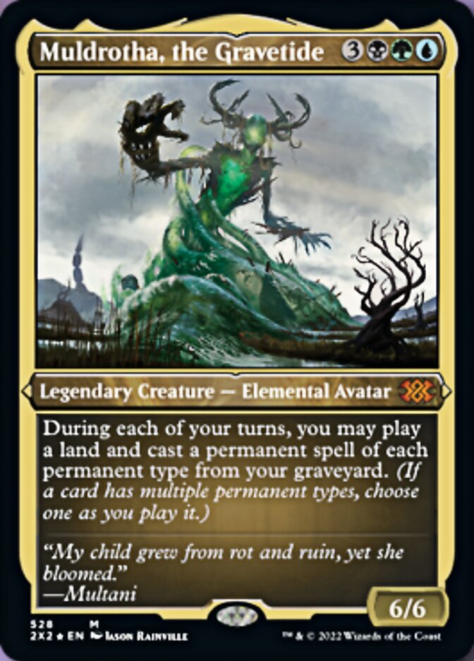 Muldrotha, the Gravetide (Foil Etched) [Double Masters 2022] | Rook's Games and More