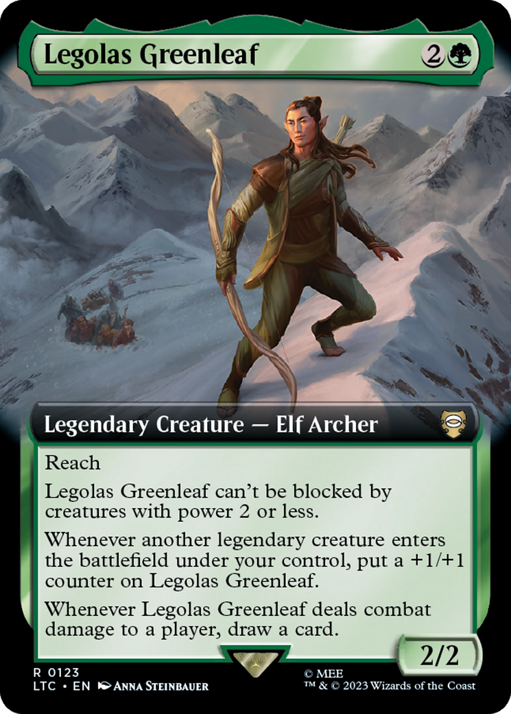 Legolas Greenleaf (Extended Art) [The Lord of the Rings: Tales of Middle-Earth Commander] | Rook's Games and More
