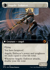 Enduring Angel // Angelic Enforcer (Extended Art) [Innistrad: Midnight Hunt] | Rook's Games and More