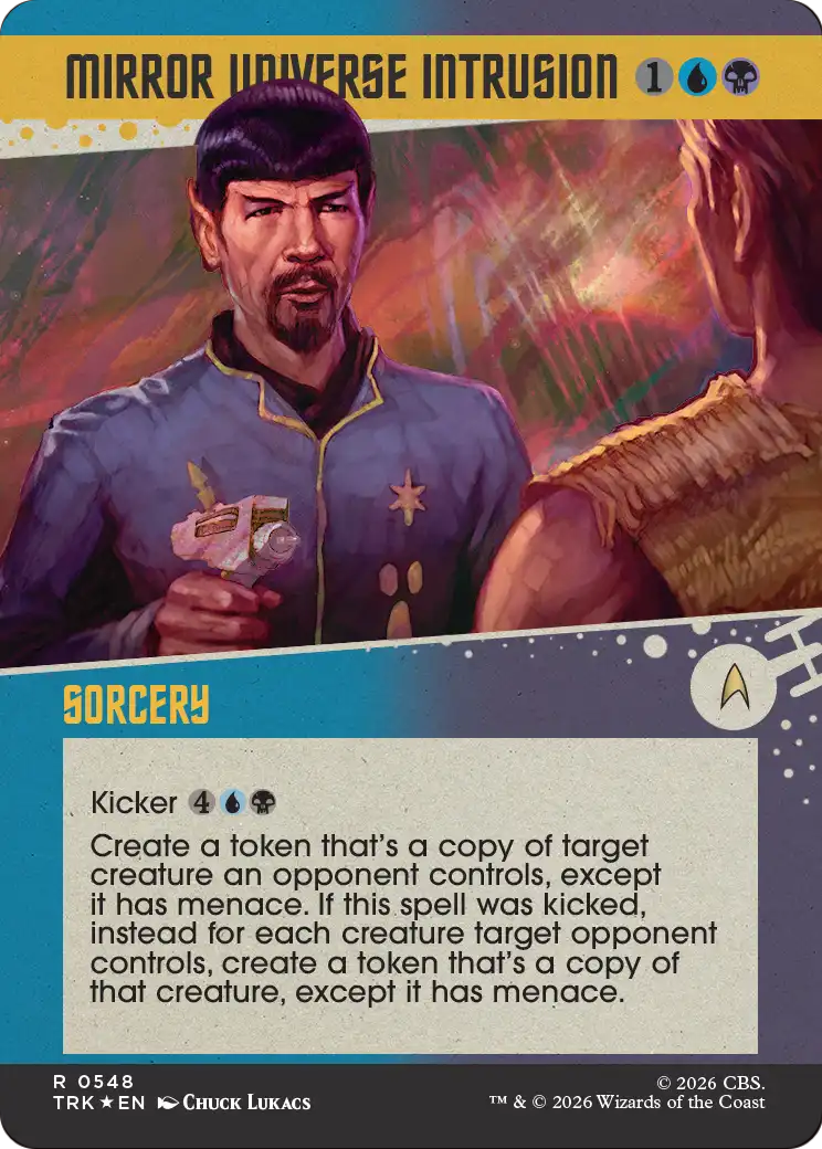 Mirror Universe Intrusion (Showcase) (Surge Foil) [Star Trek] | Rook's Games and More