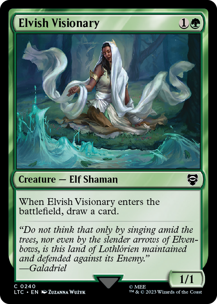 Elvish Visionary [The Lord of the Rings: Tales of Middle-Earth Commander] | Rook's Games and More