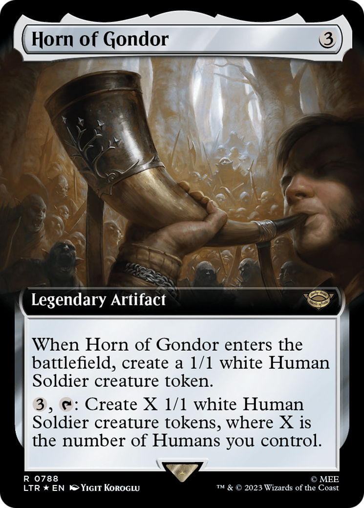 Horn of Gondor (Extended Art) (Surge Foil) [The Lord of the Rings: Tales of Middle-Earth] | Rook's Games and More