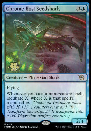 Chrome Host Seedshark [March of the Machine Prerelease Promos] | Rook's Games and More