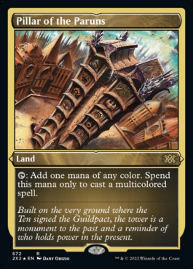 Pillar of the Paruns (Foil Etched) [Double Masters 2022] | Rook's Games and More