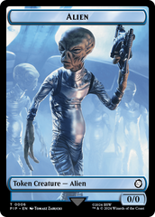Radiation // Alien Double-Sided Token [Fallout Tokens] | Rook's Games and More