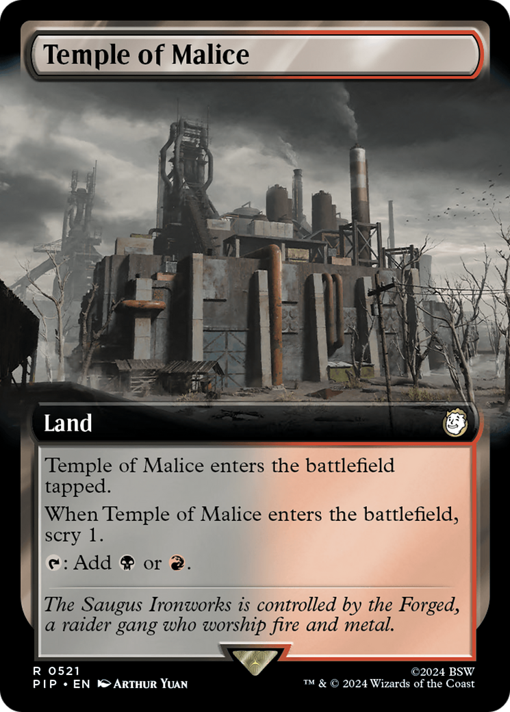 Temple of Malice (Extended Art) [Fallout] | Rook's Games and More