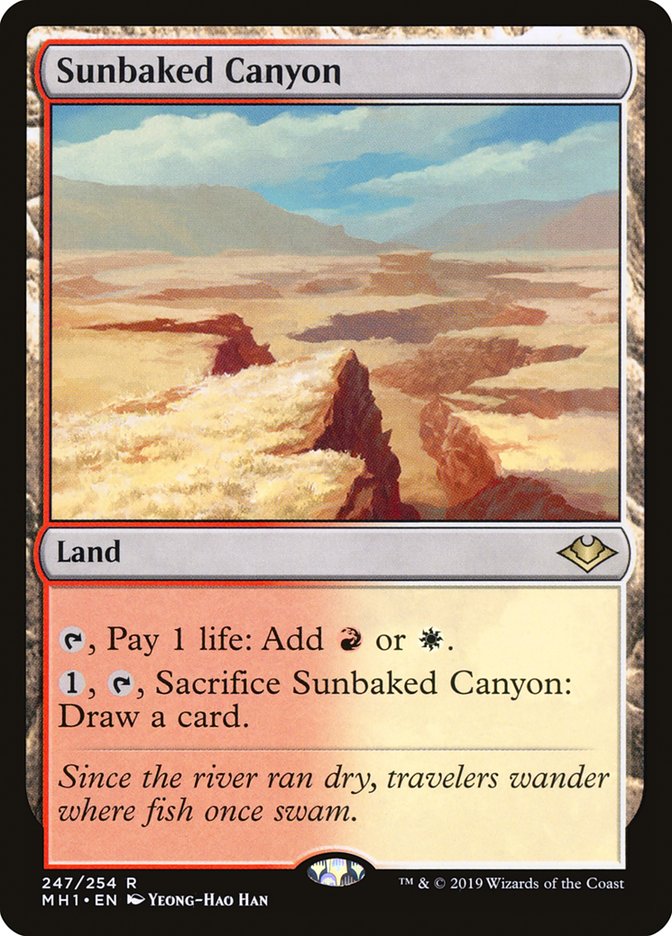 Sunbaked Canyon [Modern Horizons] | Rook's Games and More